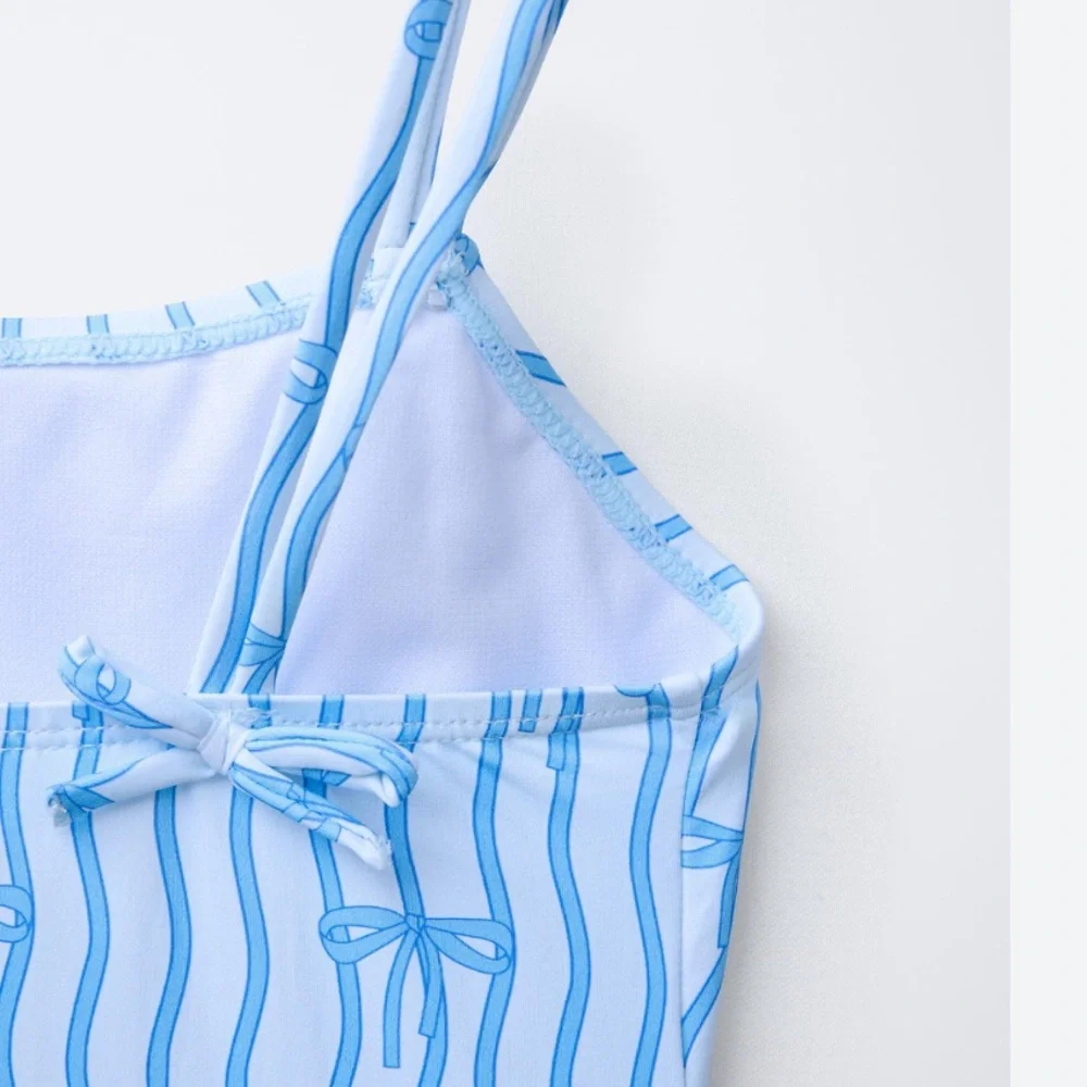 Zara kids NWT bow print swimsuit 5644/629